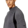 k-lollo-tn Alpaca-blend jumper with contrast inserts k-lollo-tn Alpaca-blend jumper with contrast inserts
