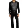 k-lorenzo Reverse-print polo jumper k-lorenzo Reverse-print polo jumper