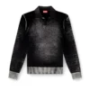 k-lorenzo Reverse-print polo jumper k-lorenzo Reverse-print polo jumper