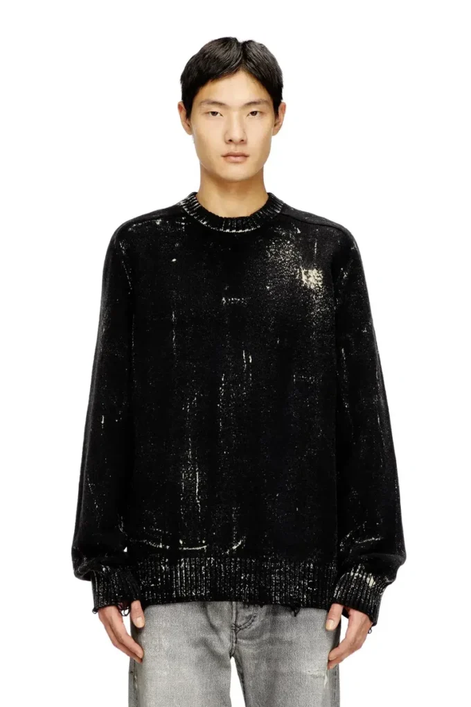 k-maxense Distressed jumper in wool blend