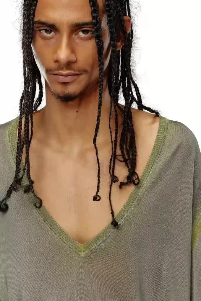 k-mirto Dégradé V-neck jumper k-mirto Dégradé V-neck jumper