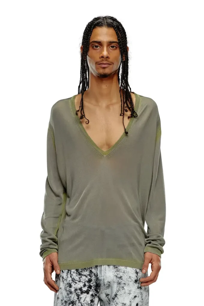 k-mirto Dégradé V-neck jumper k-mirto Dégradé V-neck jumper