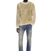 k-moise Reverse-print cable-knit jumper k-moise Reverse-print cable-knit jumper