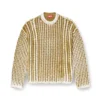 k-moise Reverse-print cable-knit jumper k-moise Reverse-print cable-knit jumper