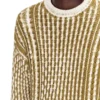 k-moise Reverse-print cable-knit jumper k-moise Reverse-print cable-knit jumper