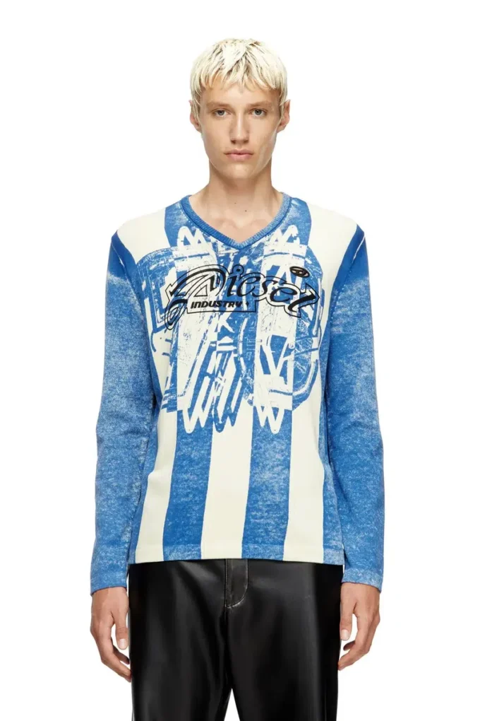 k-oliba-v Inside-print striped jumper k-oliba-v Inside-print striped jumper