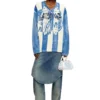 k-oliba-v Inside-print striped jumper k-oliba-v Inside-print striped jumper
