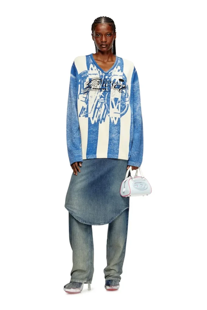 k-oliba-v Inside-print striped jumper k-oliba-v Inside-print striped jumper