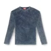 k-redros Mesh-knit jumper in denim yarn k-redros Mesh-knit jumper in denim yarn