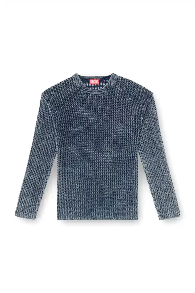 k-redros Mesh-knit jumper in denim yarn k-redros Mesh-knit jumper in denim yarn