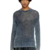 k-redros Mesh-knit jumper in denim yarn k-redros Mesh-knit jumper in denim yarn