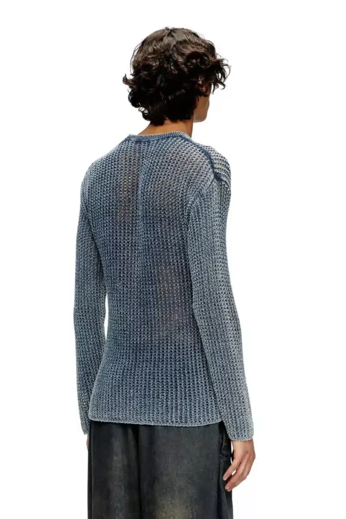 k-redros Mesh-knit jumper in denim yarn k-redros Mesh-knit jumper in denim yarn