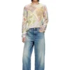 k-renton Linen jumper with medieval print k-renton Linen jumper with medieval print