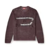 k-roch Long-sleeve mesh-knit top k-roch Long-sleeve mesh-knit top
