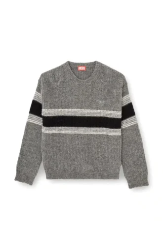 k-soren Striped jumper in alpaca blend
