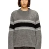 k-soren Striped jumper in alpaca blend k-soren Striped jumper in alpaca blend