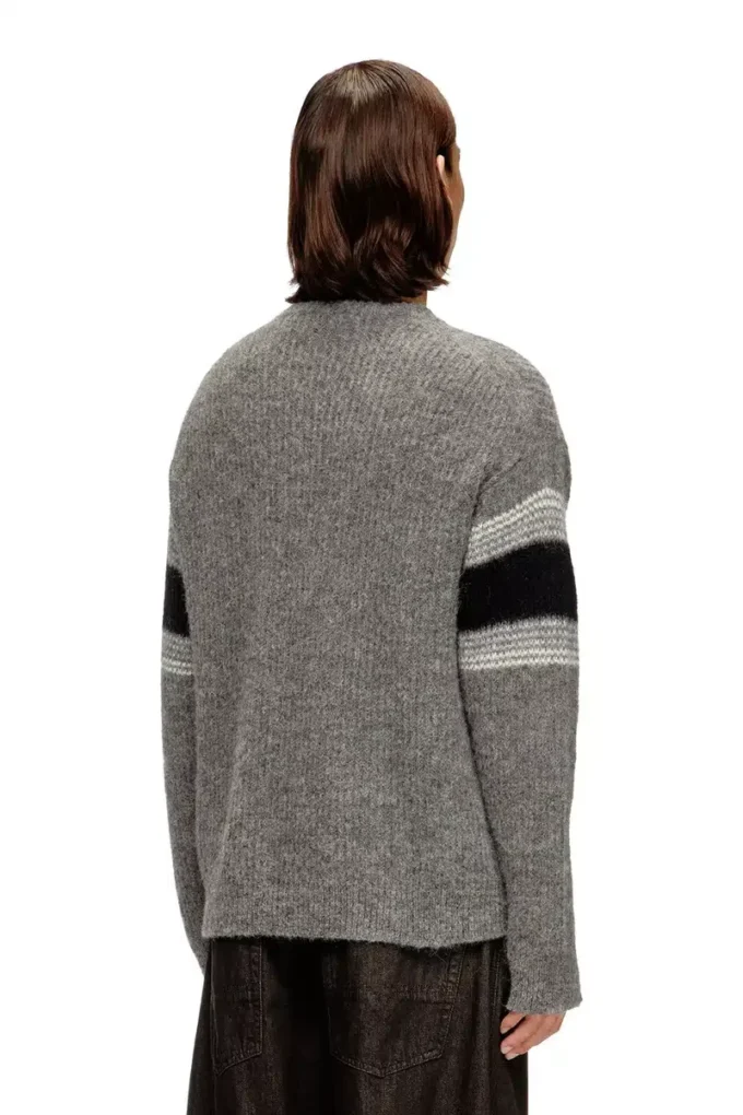 k-soren Striped jumper in alpaca blend k-soren Striped jumper in alpaca blend