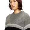 k-soren Striped jumper in alpaca blend k-soren Striped jumper in alpaca blend