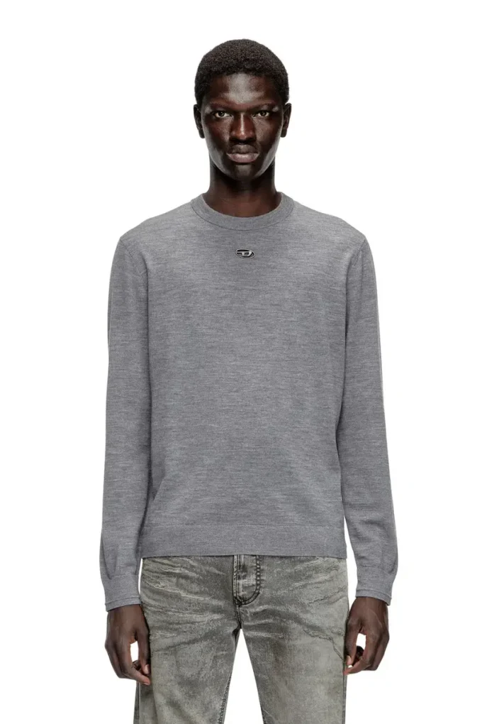 k-valiam Wool jumper with cut-out logo k-valiam Wool jumper with cut-out logo