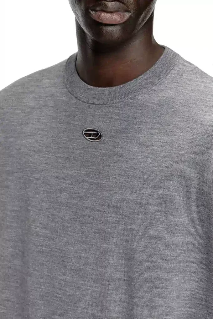 k-valiam Wool jumper with cut-out logo k-valiam Wool jumper with cut-out logo