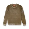 k-yorki Faded reverse-print jumper with lettering k-yorki Faded reverse-print jumper with lettering