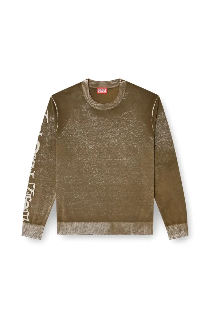 k-yorki Faded reverse-print jumper with lettering k-yorki Faded reverse-print jumper with lettering
