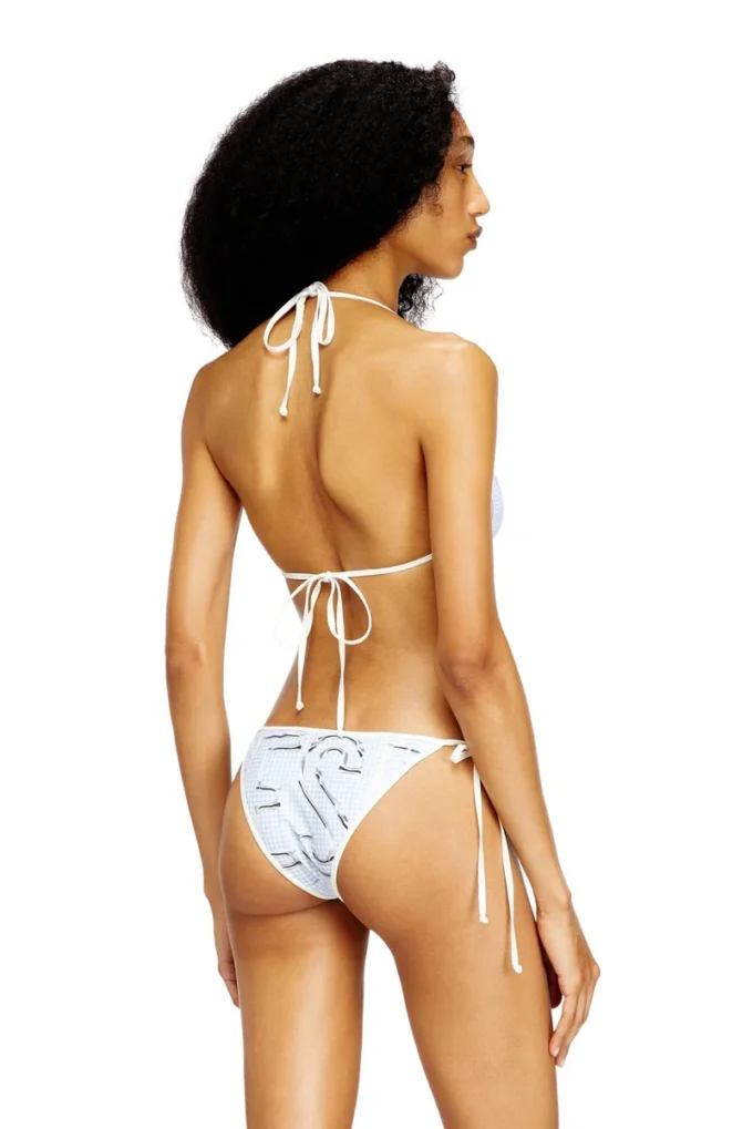 kate-d-core Bikini top with houndstooth graphic print kate-d-core Bikini top with houndstooth graphic print
