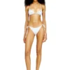 kate-d-core Bikini top with houndstooth graphic print kate-d-core Bikini top with houndstooth graphic print
