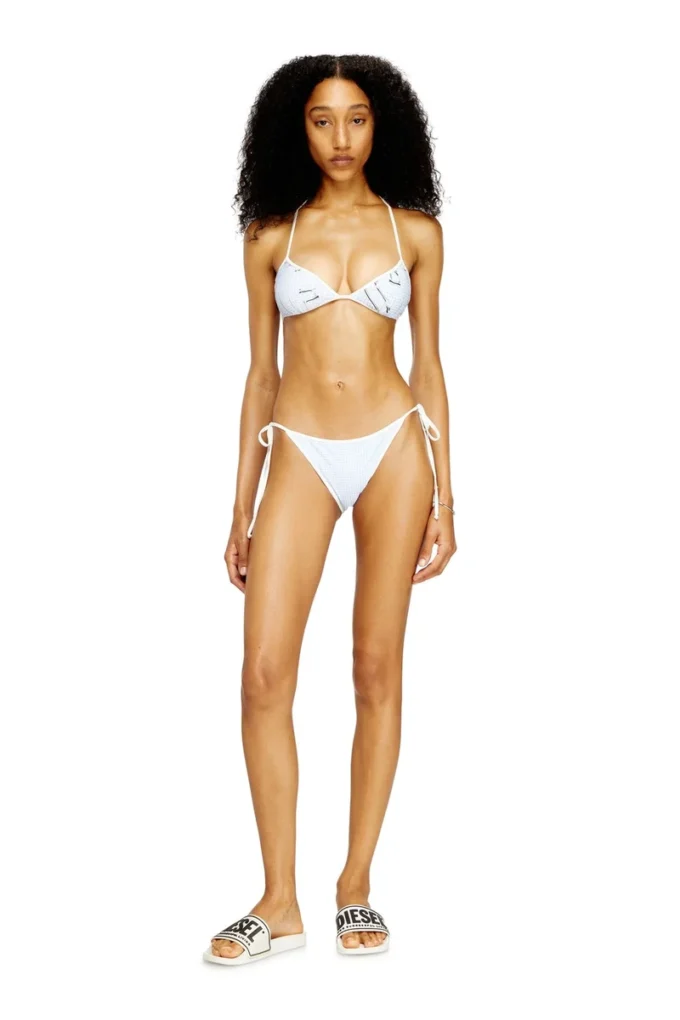 kate-d-core Bikini top with houndstooth graphic print kate-d-core Bikini top with houndstooth graphic print