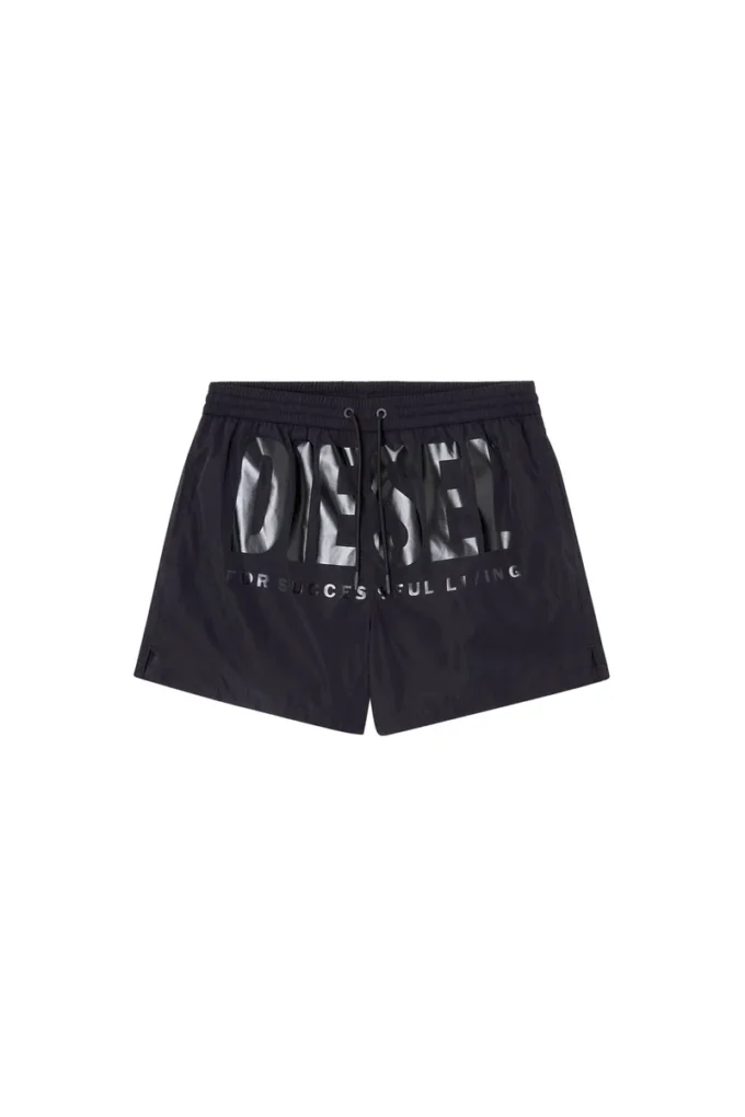 ken-37-d-core Mid-length swim shorts with maxi logo