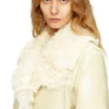 l-aconic Patent shearling jacket