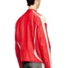 l-adam Colour-block leather biker jacket l-adam Colour-block leather biker jacket