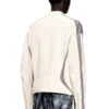l-adam Colour-block leather biker jacket l-adam Colour-block leather biker jacket