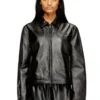 l-amar-fem-s2 Coach jacket in leather l-amar-fem-s2 Coach jacket in leather