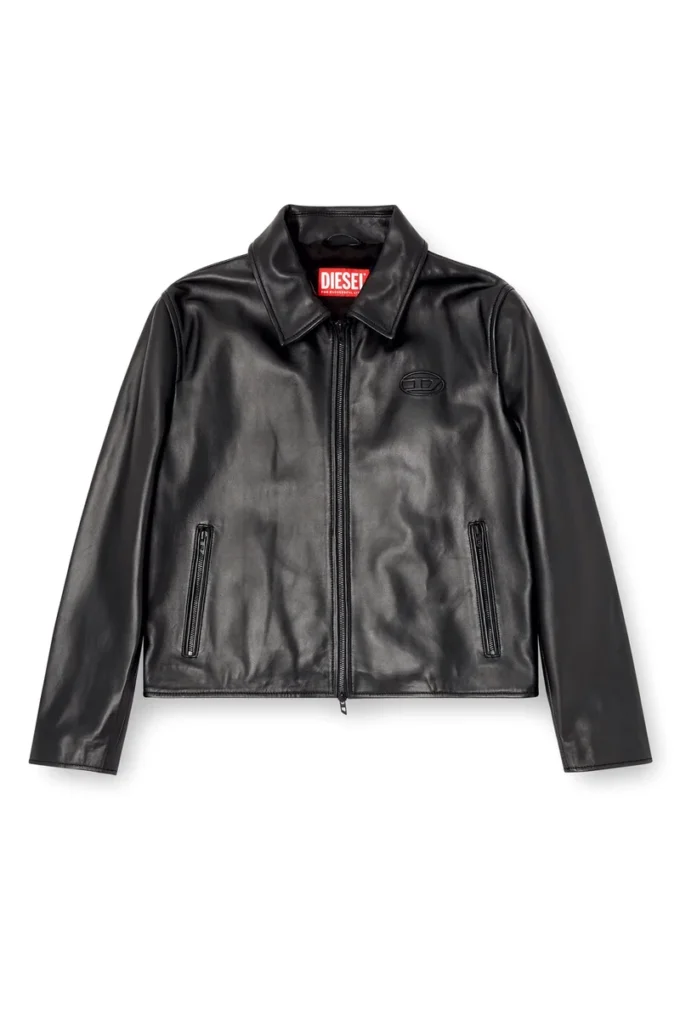 l-amar-fem-s2 Coach jacket in leather l-amar-fem-s2 Coach jacket in leather
