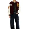 l-arry-cp Varsity jacket in wool and leather l-arry-cp Varsity jacket in wool and leather
