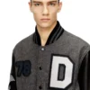 l-arry-cp Varsity jacket in wool and leather l-arry-cp Varsity jacket in wool and leather