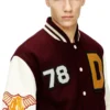 l-arry-cp Varsity jacket in wool and leather l-arry-cp Varsity jacket in wool and leather