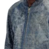 l-cobb Bomber jacket in treated leather