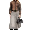 l-cobb-fem Bomber jacket in distressed leather l-cobb-fem Bomber jacket in distressed leather