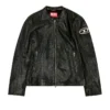 l-cobbe Biker jacket in wrinkled leather l-cobbe Biker jacket in wrinkled leather