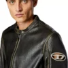 l-cobbe Biker jacket in wrinkled leather l-cobbe Biker jacket in wrinkled leather