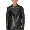 l-cobbe Biker jacket in wrinkled leather l-cobbe Biker jacket in wrinkled leather