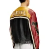l-coug-20th Leather jacket with patch details l-coug-20th Leather jacket with patch details