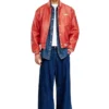 l-difordi-20th Leather bomber jacket with Diesel logo l-difordi-20th Leather bomber jacket with Diesel logo