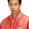 l-difordi-20th Leather bomber jacket with Diesel logo l-difordi-20th Leather bomber jacket with Diesel logo