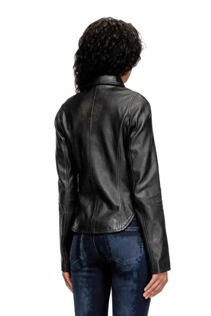 l-egrad Distressed leather jacket l-egrad Distressed leather jacket