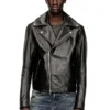 l-eo-wrd Biker jacket in waxed leather l-eo-wrd Biker jacket in waxed leather