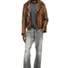 l-eon Biker jacket in treated leather l-eon Biker jacket in treated leather
