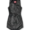 l-ilith Short zipped leather dress l-ilith Short zipped leather dress
